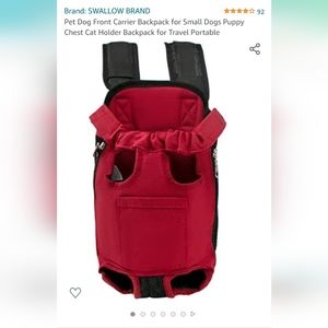 New front carrier pack for small dog/cat
